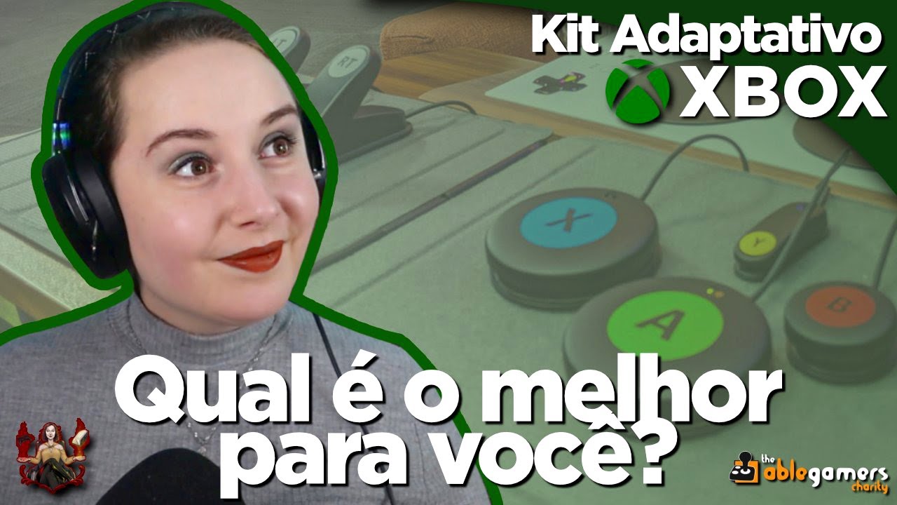 KIT ADAPTATIVO XBOX - ACESSIBILIDADE PARA JOGAR VÍDEO GAME