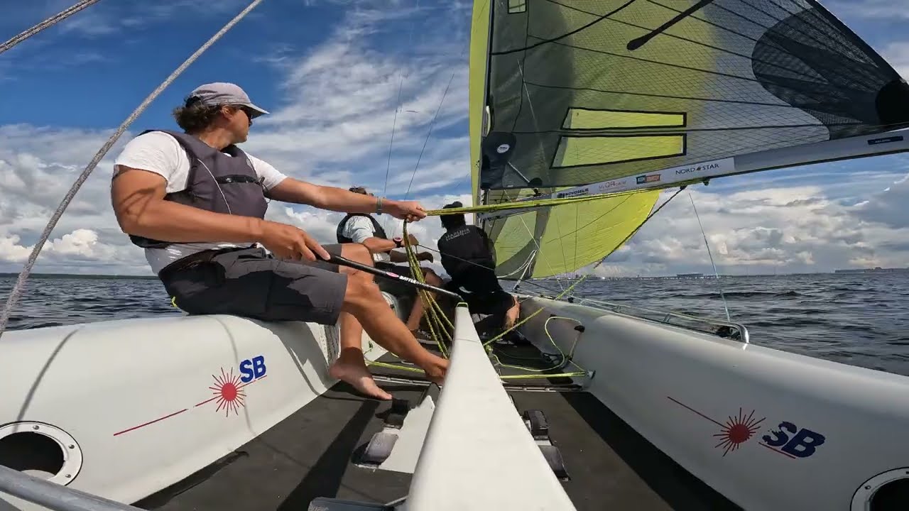 SB20 Russian Cup 4 stage 1 day - the 1st on the upper mark (Marlins Team)