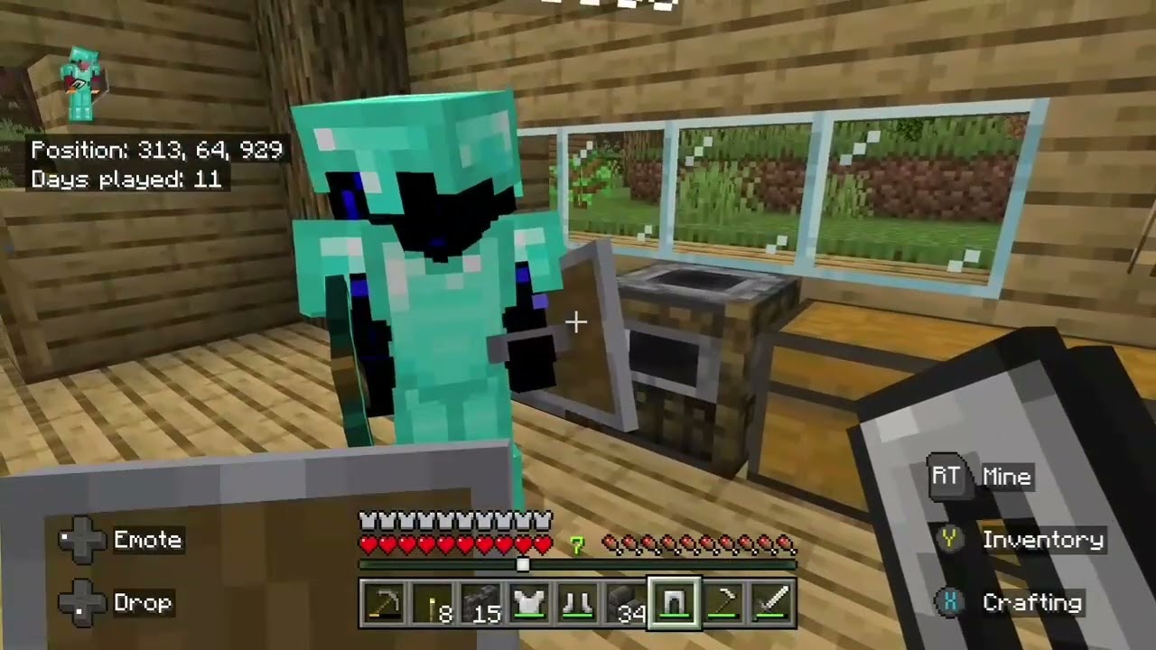 Playing minecraft with @likingwave1899 ep 2 going to hell