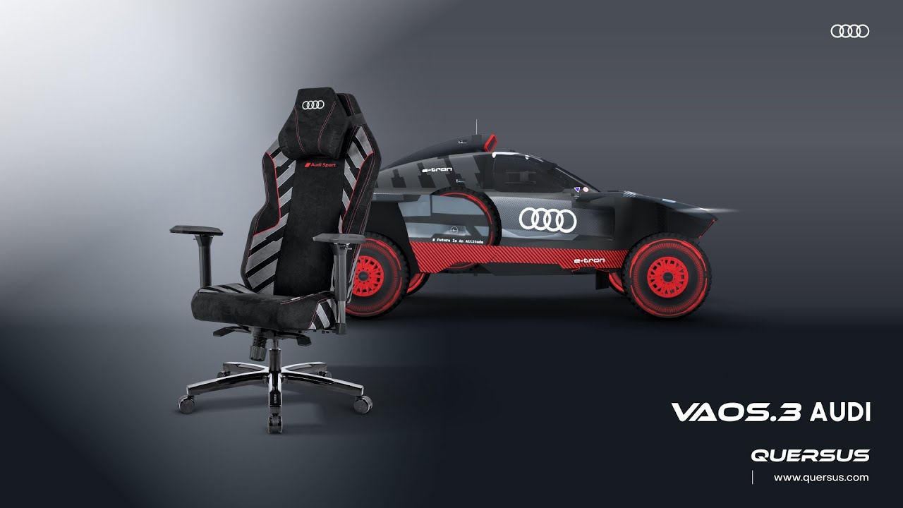 QUERSUS and Audi combine unique motorsport design with futuristic ergonomic chairs