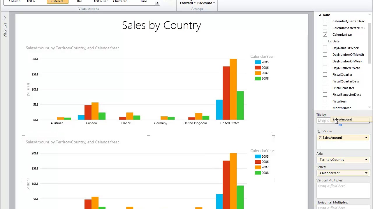 8.3.4 Creating a Power View Report 1