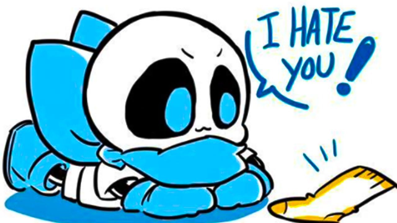 Sans eats a sock...
