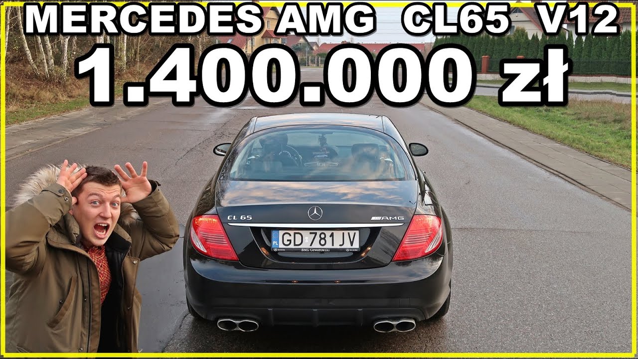Był droższy od Maybacha! Mercedes AMG CL65 V12 1000Nm!