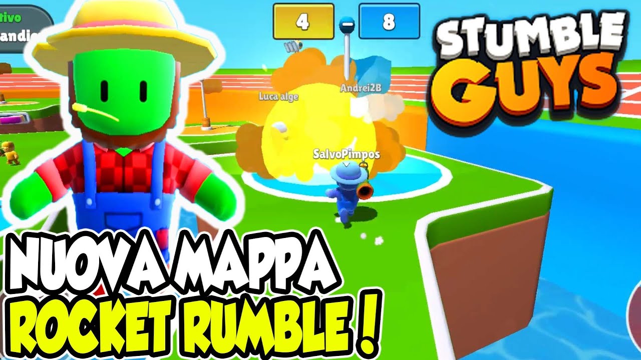 STUMBLE GUYS - NUOVA MAPPA ROCKET RUMBLE! (dopo 1 ora di gioco...) - Android ITA - (Salvo Pimpo's)
