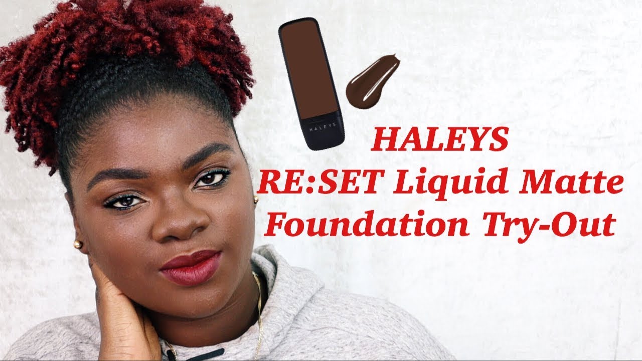 HALEYS RE:SET Liquid Matte 10.25 | Foundation Try Out | Review & Wear Test
