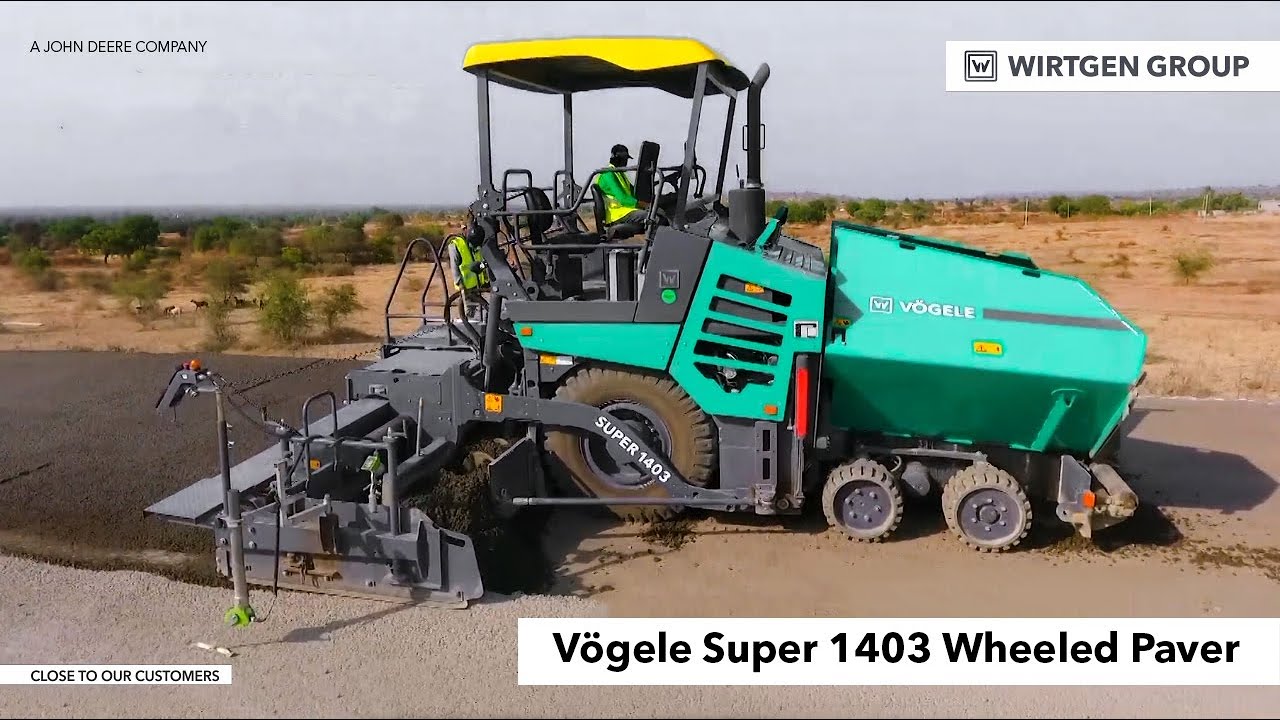 Vögele Super 1403 Wheeled Paver