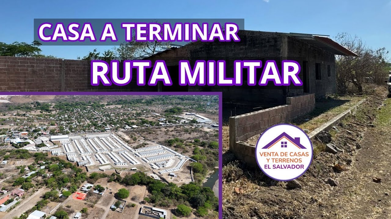 Se Vende Casa Para Terminar de Construir en Hato Nuevo | San Miguel | $45,000 | Tel +503 7299-8557