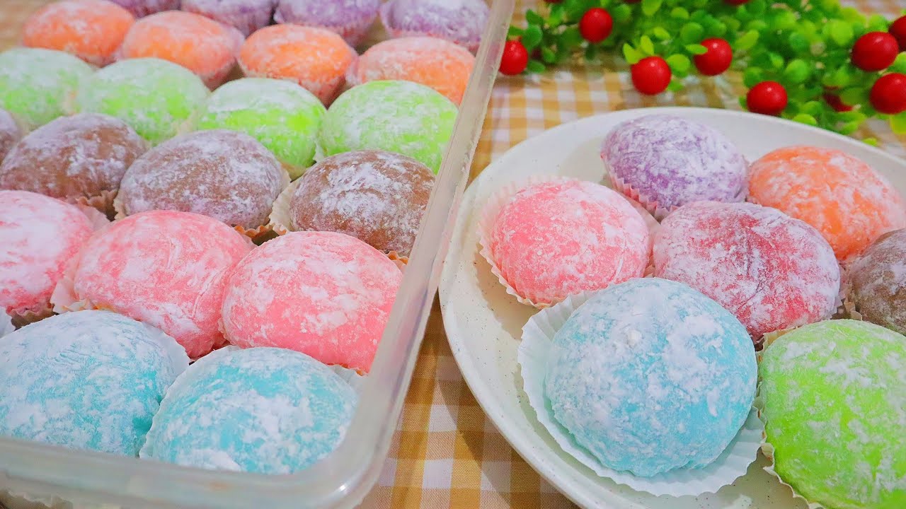 BIKIN 7 VARIAN MOCHI DARI 1 ADONAN