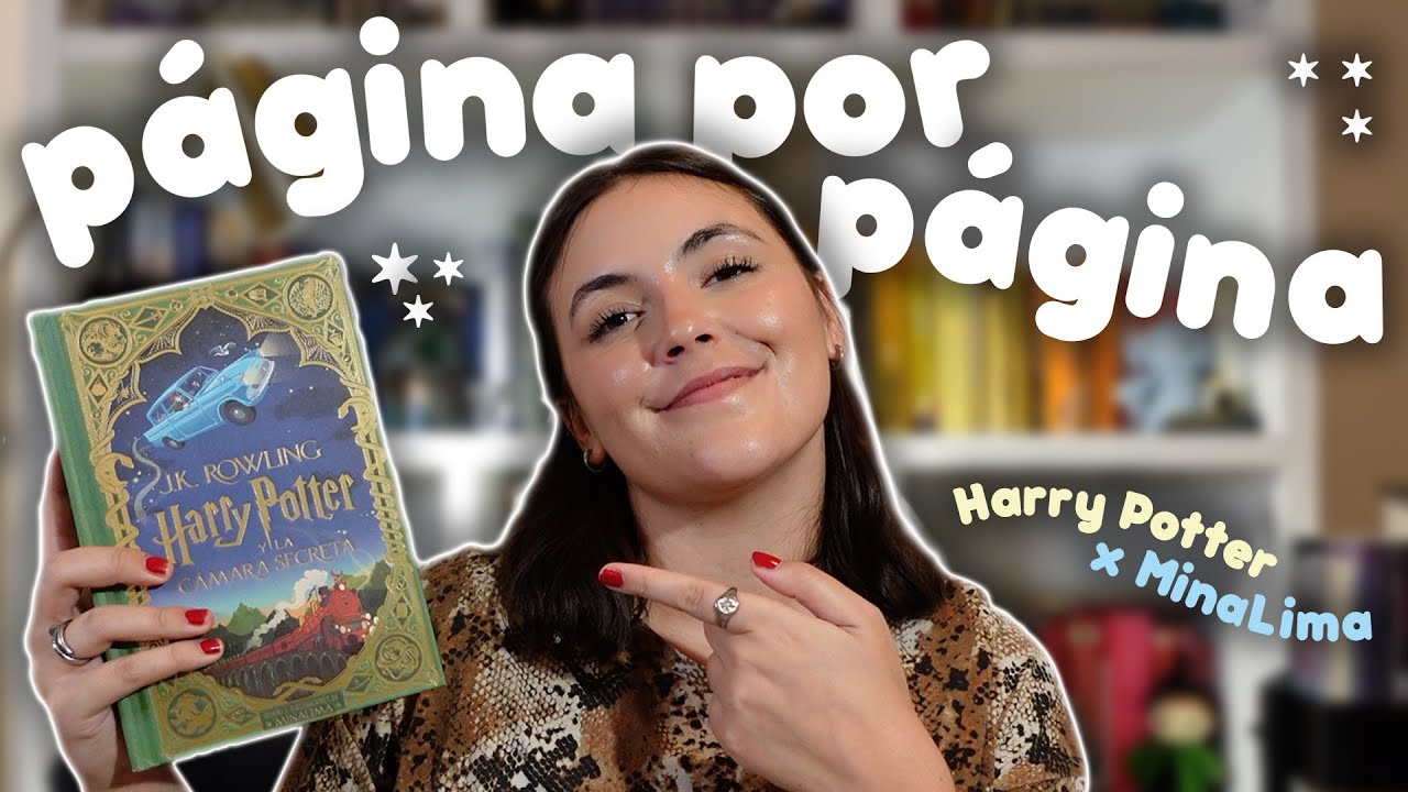 HARRY POTTER 2 EDICIÓN MINALIMA ⚡️📚 | ¡Viendo el libro por primera vez! 😱 Te enseño cada página