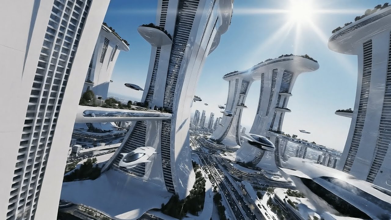 What Life Might Feel Like in the Year 2500 | Future City Ambience