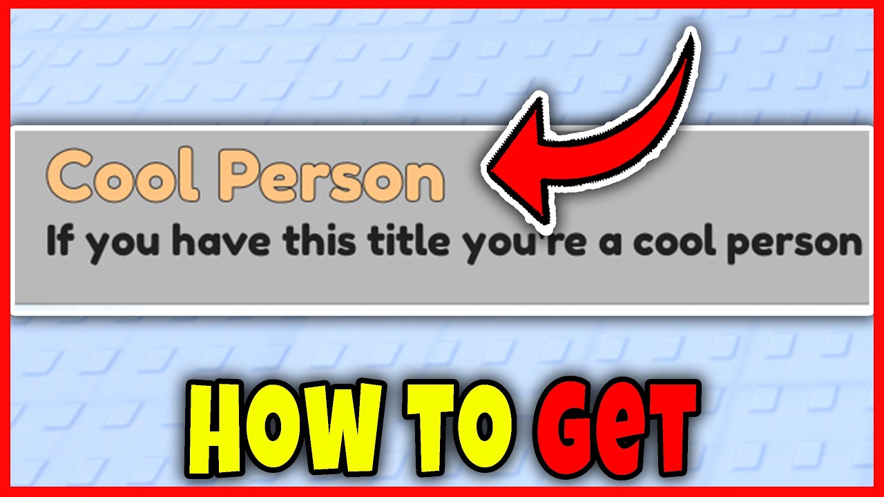 How to GET COOL PERSON TITLE in KNOCKOUT FAST FULL TITLE GUIDE Roblox