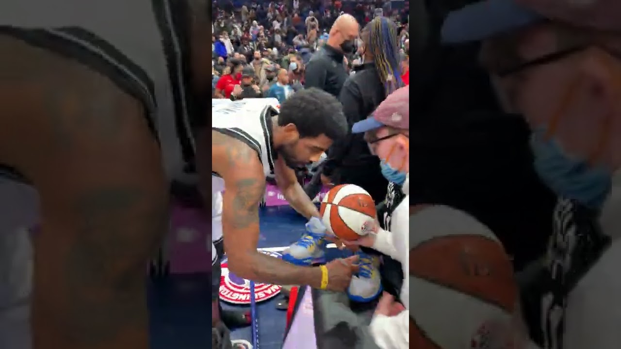 Kyrie Irving (Brooklyn Nets) Fan's Lucky Day