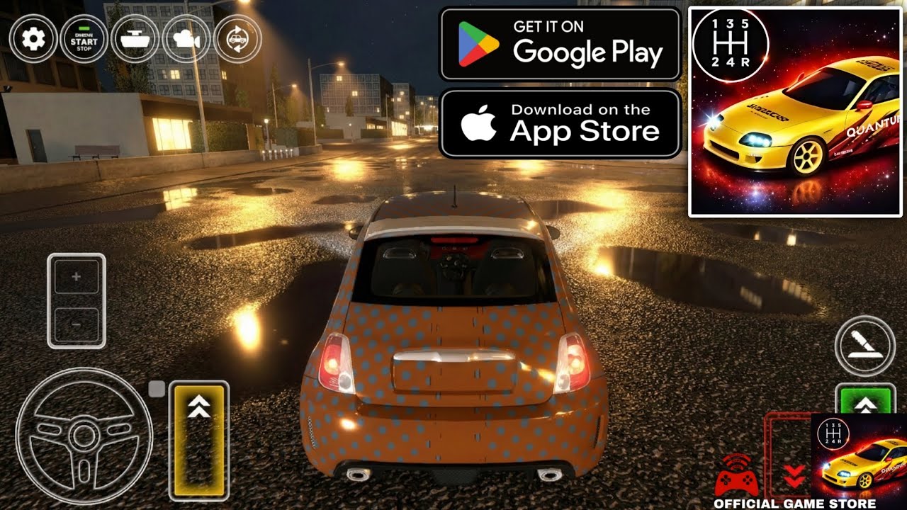 Manual Car Simulator mobile UHD game play - Simulation game (Android & iOS)