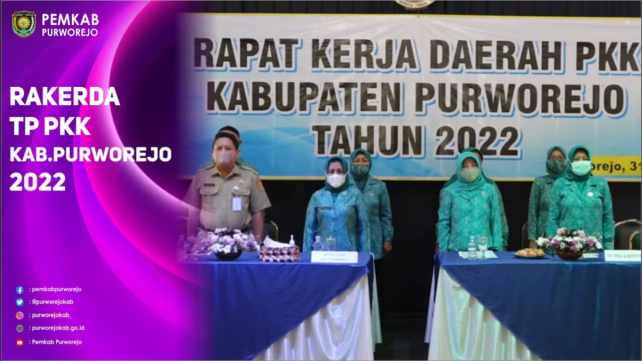 Rakerda TP PKK Kab.Purworejo 2022 || KABAR PURWOREJO