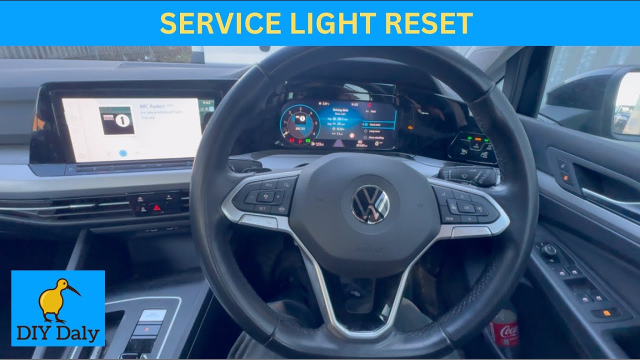 MK8 VW Golf service light reset Oil change & inspection 2022