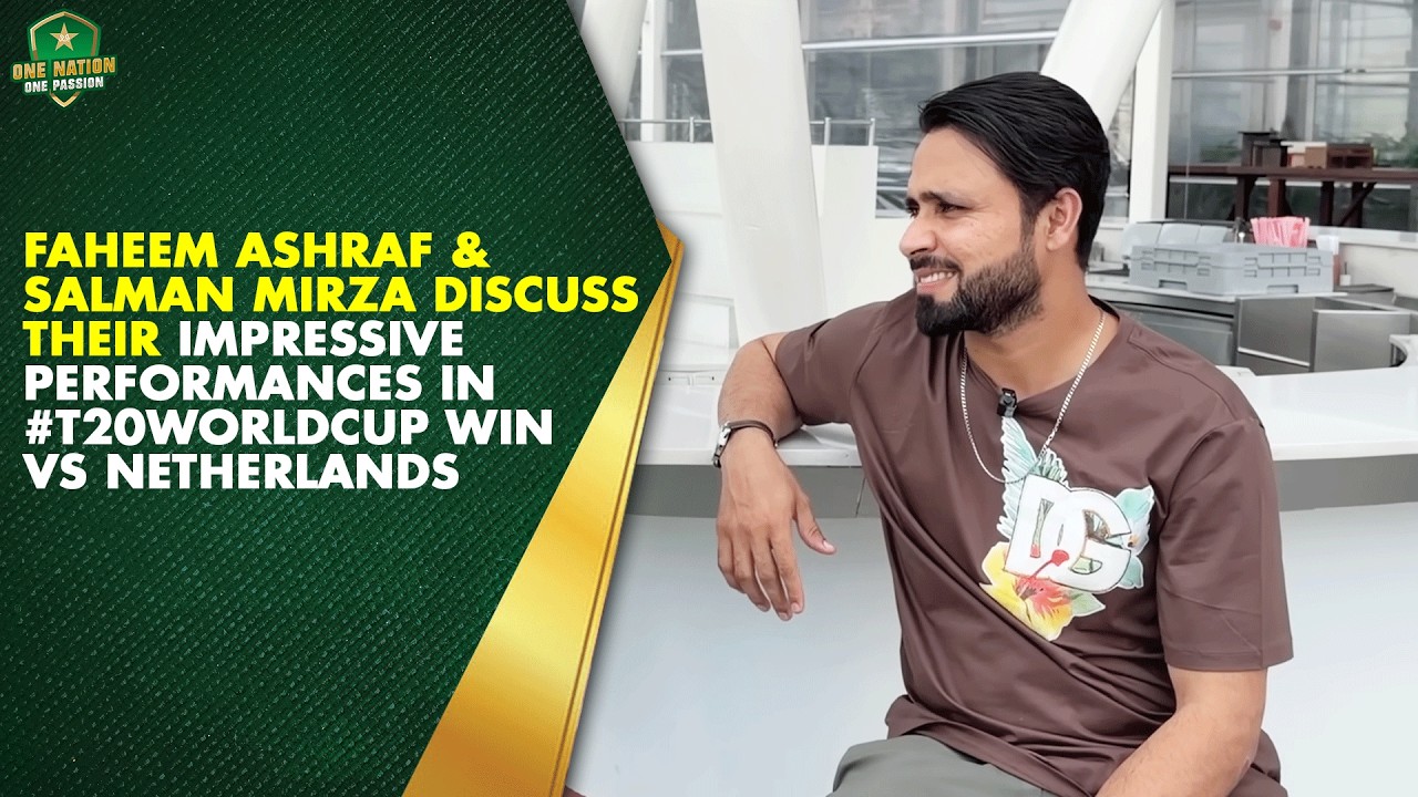 Faheem Ashraf & Salman Mirza discuss their impressive performances in #T20WorldCup win 🆚 Netherlands