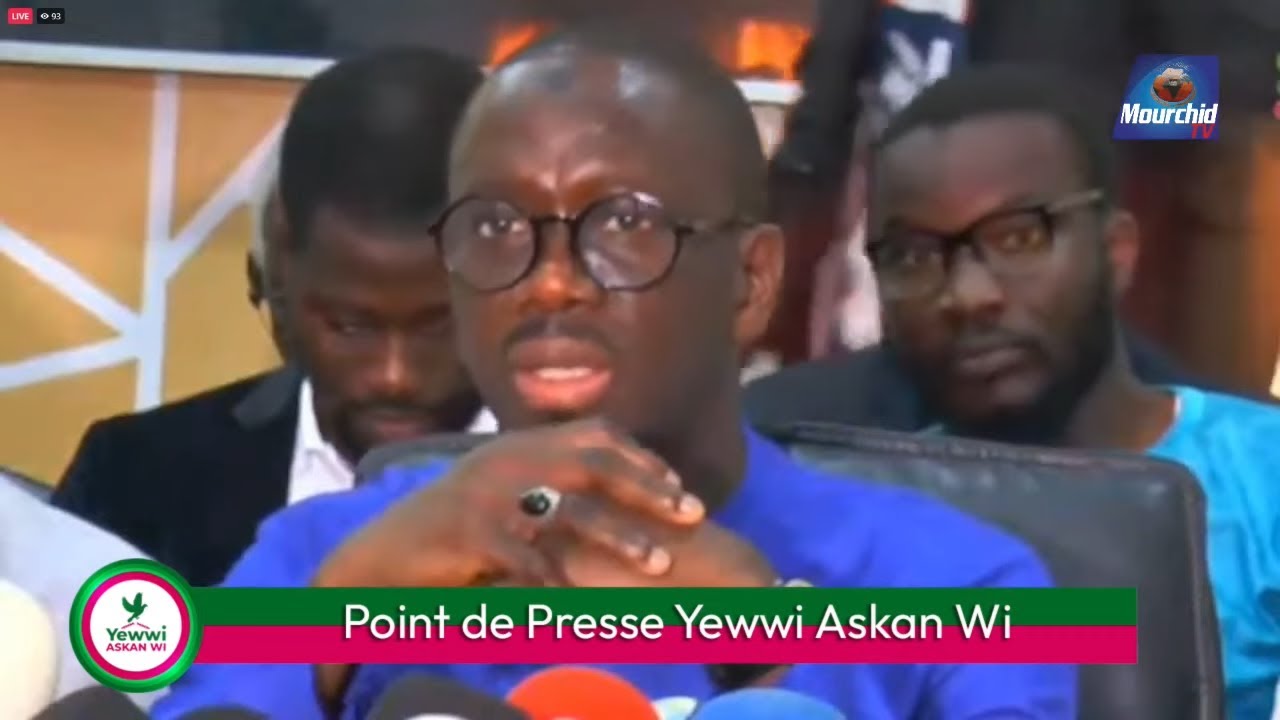🔴Point de presse YEWWI ASKAN WI-LACOS du 16 Nov 2023 au siège du PRP