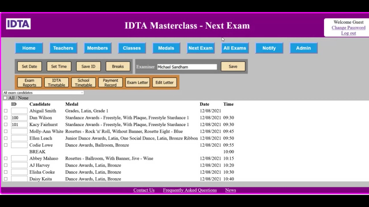 IDTA MasterClass: A Brief Overview