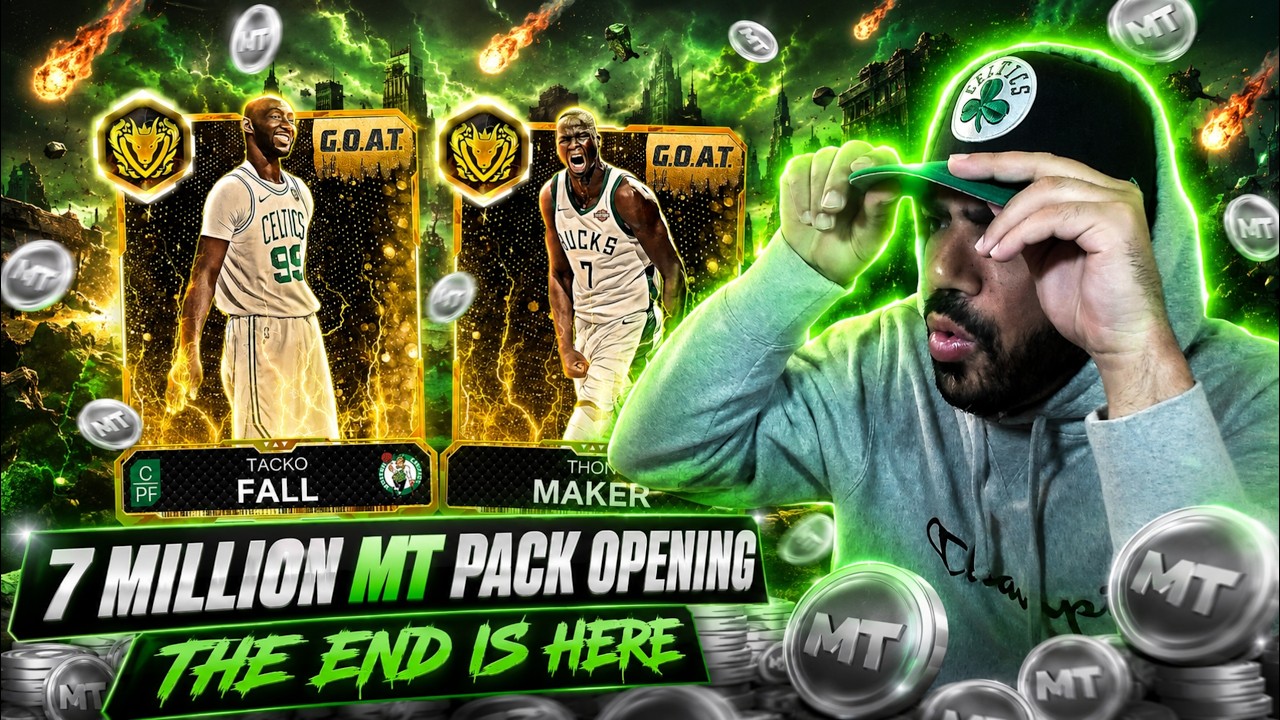 7 MILLION MT PACK OPENING FOR GOAT TACKO FALL, GOAT THON MAKER & GOT BOL BOL! NBA 2K26 Myteam PACKS