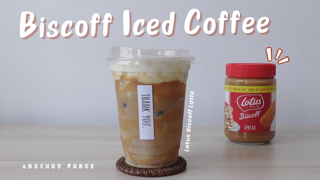 Lotus Biscoff Iced Coffee Using Instant Coffee l Biscoff Latte Recipe