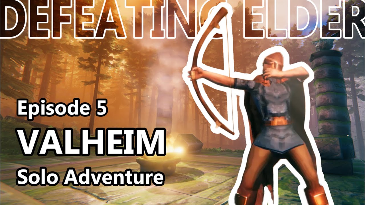 Defeating Elder | Valheim Solo Adventure (Part 5) | 4K No Commentary Longplay