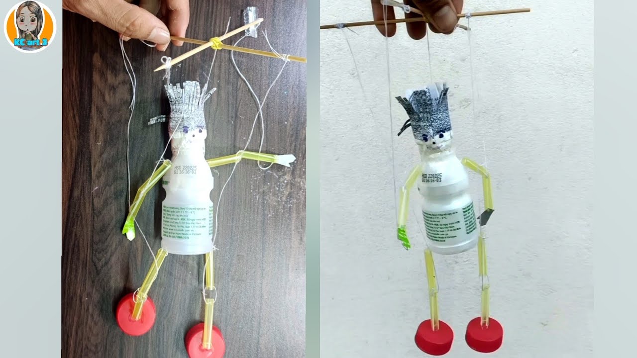 Tạo hình nhân vật rối dây lớp 9 - cách tạo hình nhân vật rối dây mĩ thuật lớp 9 bài 9 - KCart3