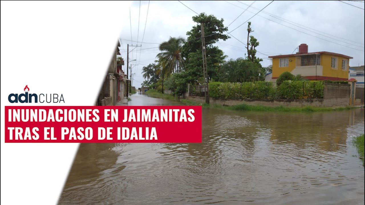 Inundaciones en Jaimanitas tras el paso de Idalia