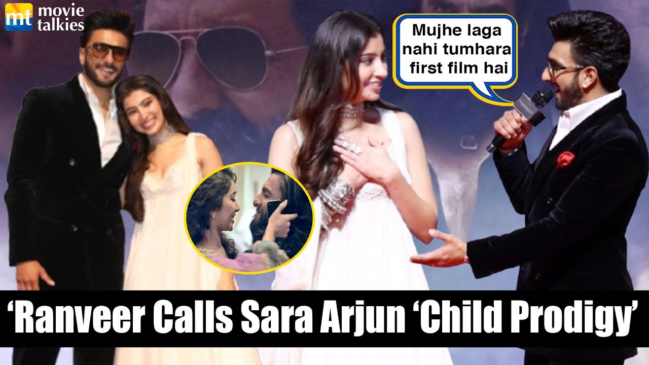 Ranveer Singh calls Dhurandhar Co-Star Sara Arjun &lsquo;Child Prodigy&rsquo;; reacts to their 20-Year age gap