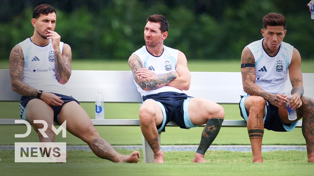 Lionel Messi Sits Out Argentina's Training Session Ahead of FIFA World Cup Final vs Spain | AD1N