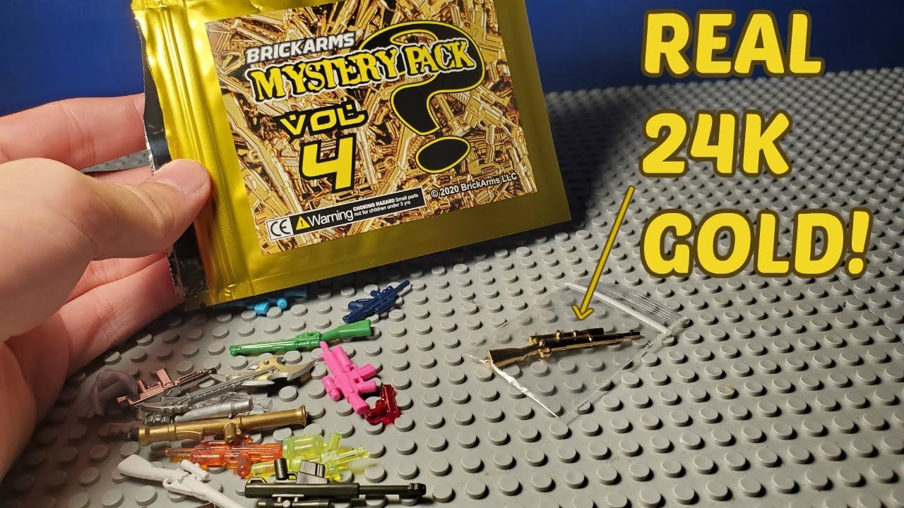 Opening the Brickarms GOLD Pack! (REAL GOLD)