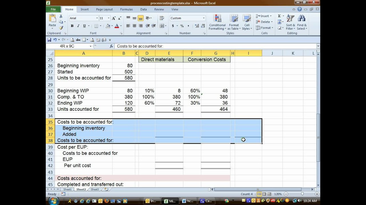 FIFO Process Costing