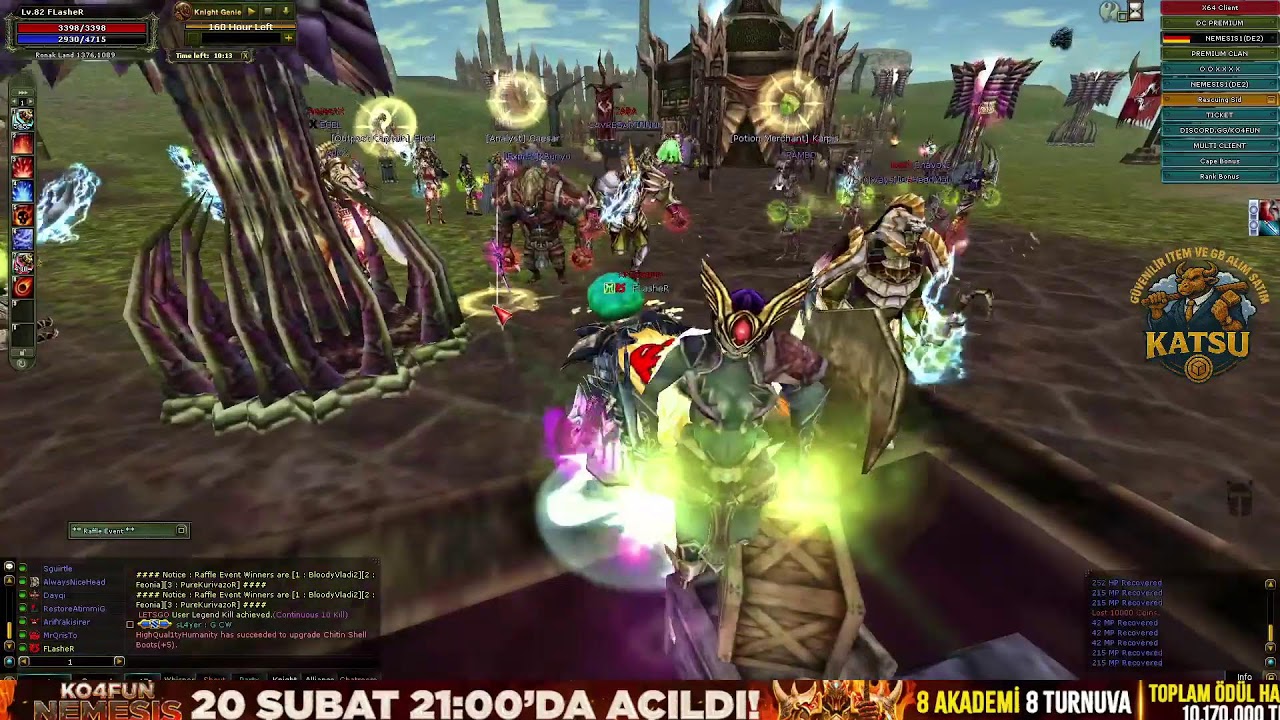 #KO4FUN 🔥NEMESİS AÇILDI 🔥#KnightOnline 🔥 #PvPServer🔥🏆 FLASHER