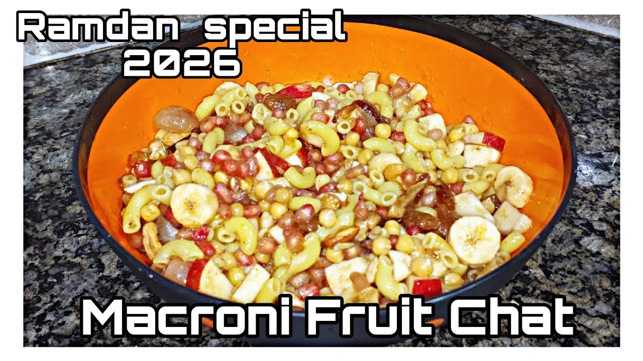 Macroni Fruit chat Ramadan 2026 #Macronifruitchat #macronirecipe  #ramadan2026 #viralchat #everyone