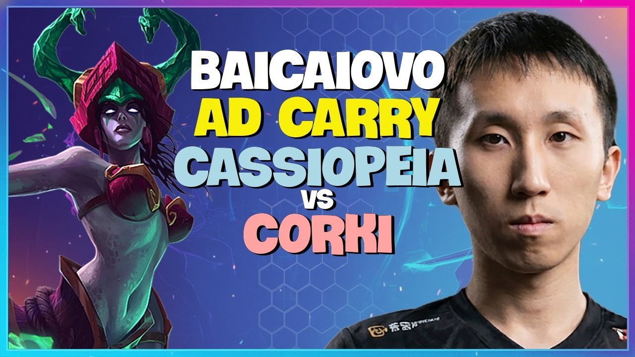 Rank 1 Cassiopeia : His CN Super Server Mechanics are CRUSHING Corki in Challenger Elo