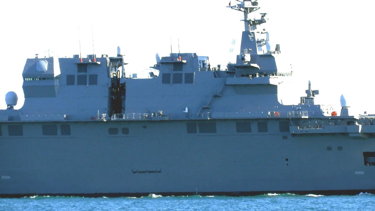 護衛艦いずも11ｹ月ぶり定期検査と空母化へ一部改修 JMU磯子から海上試験へ