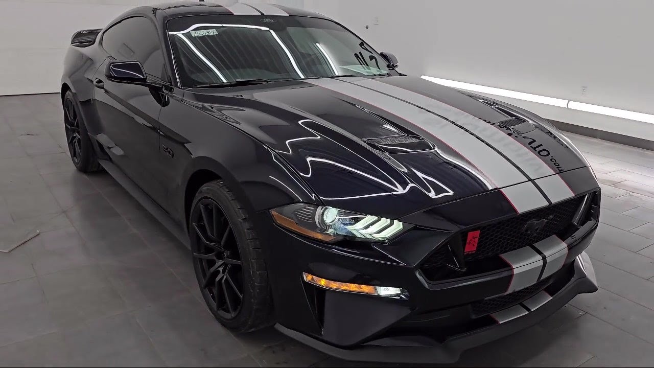 2021 Ford Mustang Blue Used. walk around for sale in Fond Du Lac, Wisconsin,