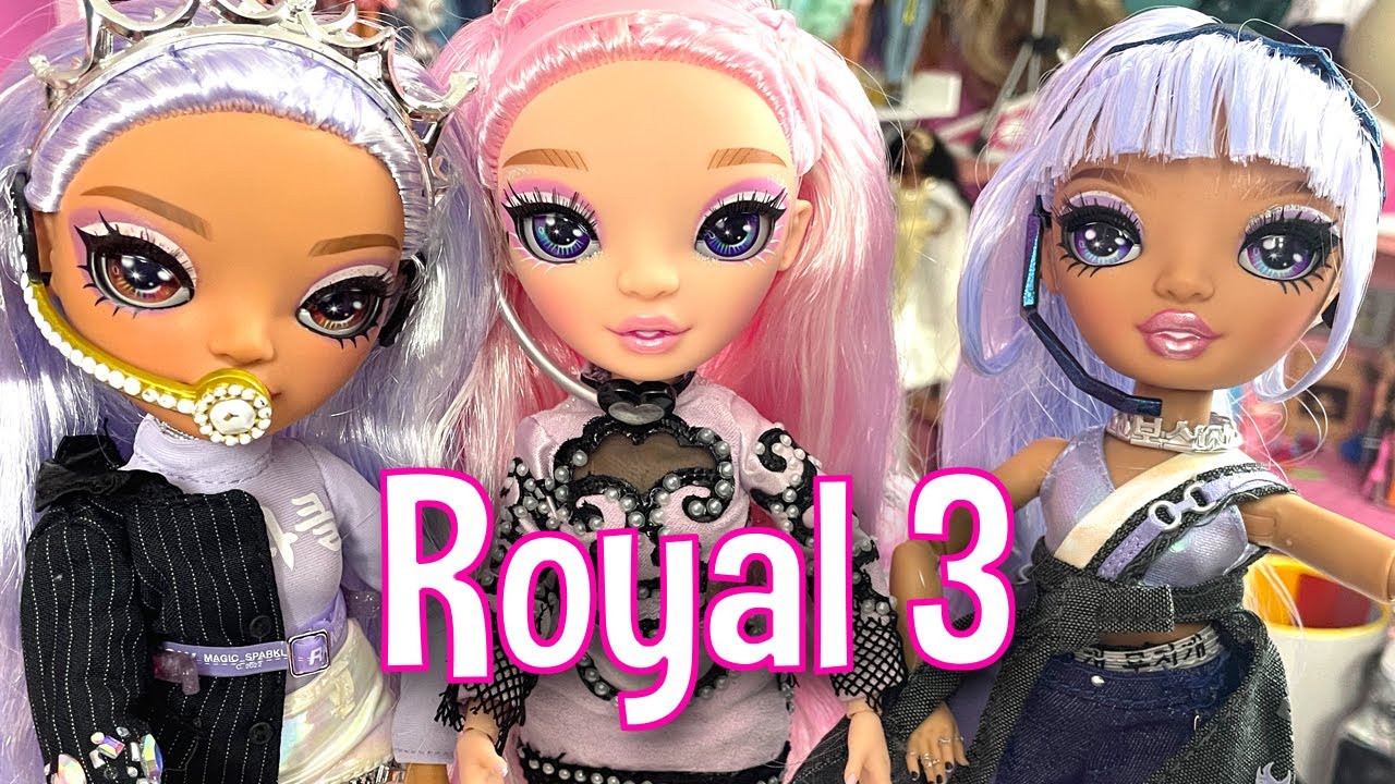 Rainbow High Royal Three Rainbow Vision Dolls Minnie, Tiara and Tessa KPop Idols?