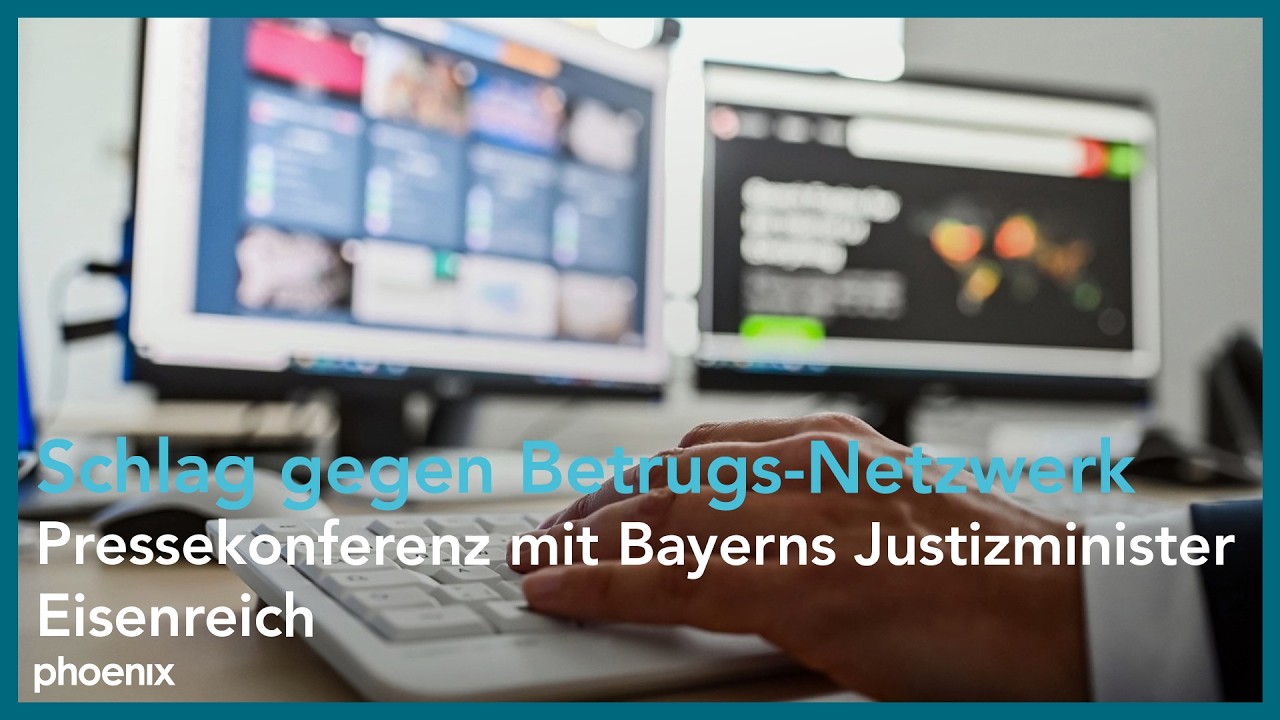 Schlag gegen Betrugs-Netzwerk: Pressekonferenz mit Bayerns Justizminister Eisenreich | 20.03.26
