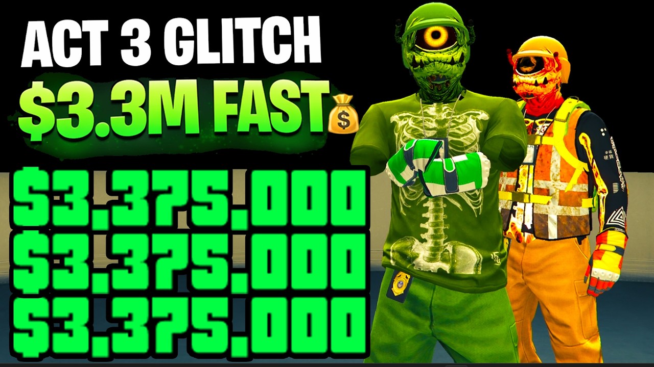 EASY $3.3M ACT 3 REPLAY MONEY GLITCH 💰💲