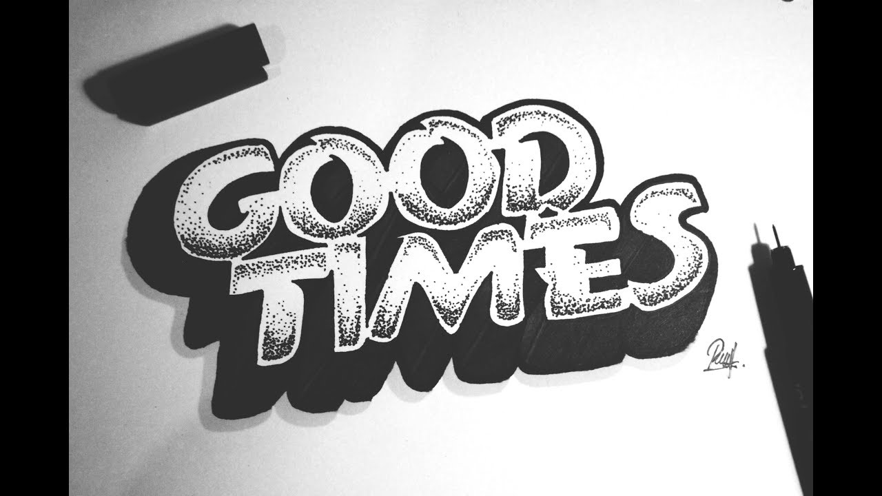 Cara membuat typography tulis tangan