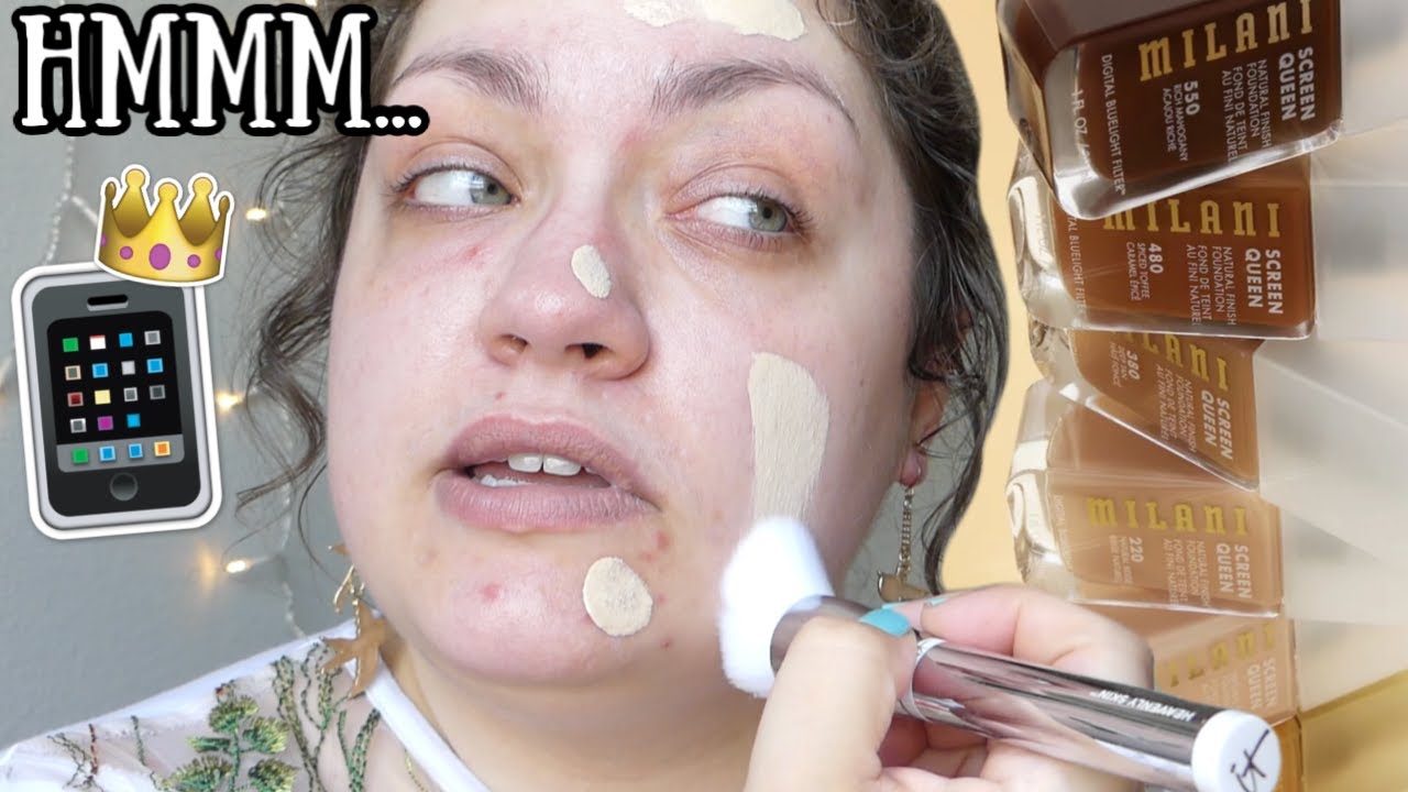 NO ONE TALKS ABOUT THIS...?? | Milani Screen Queen Foundation (WEEKLY WEAR: Oily Skin Review)