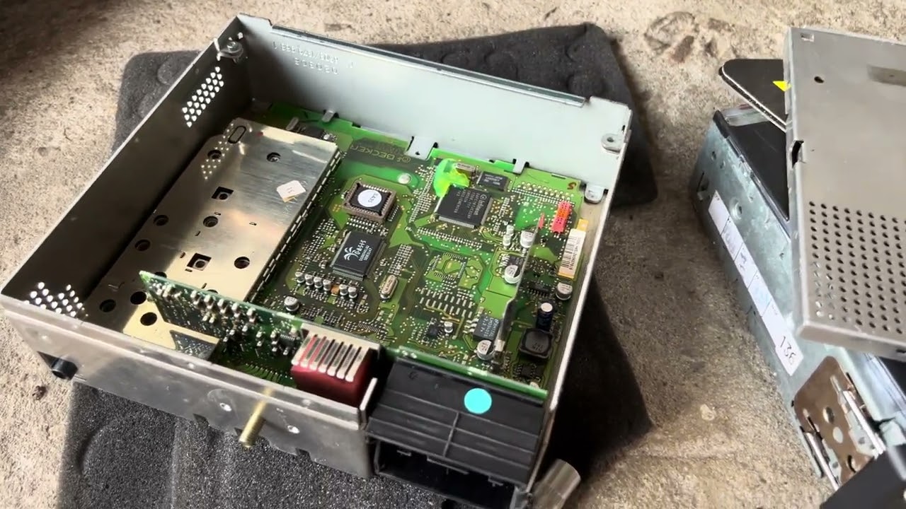 BM54 замена на доработанную магнитолу в BMW E46 кабриолет