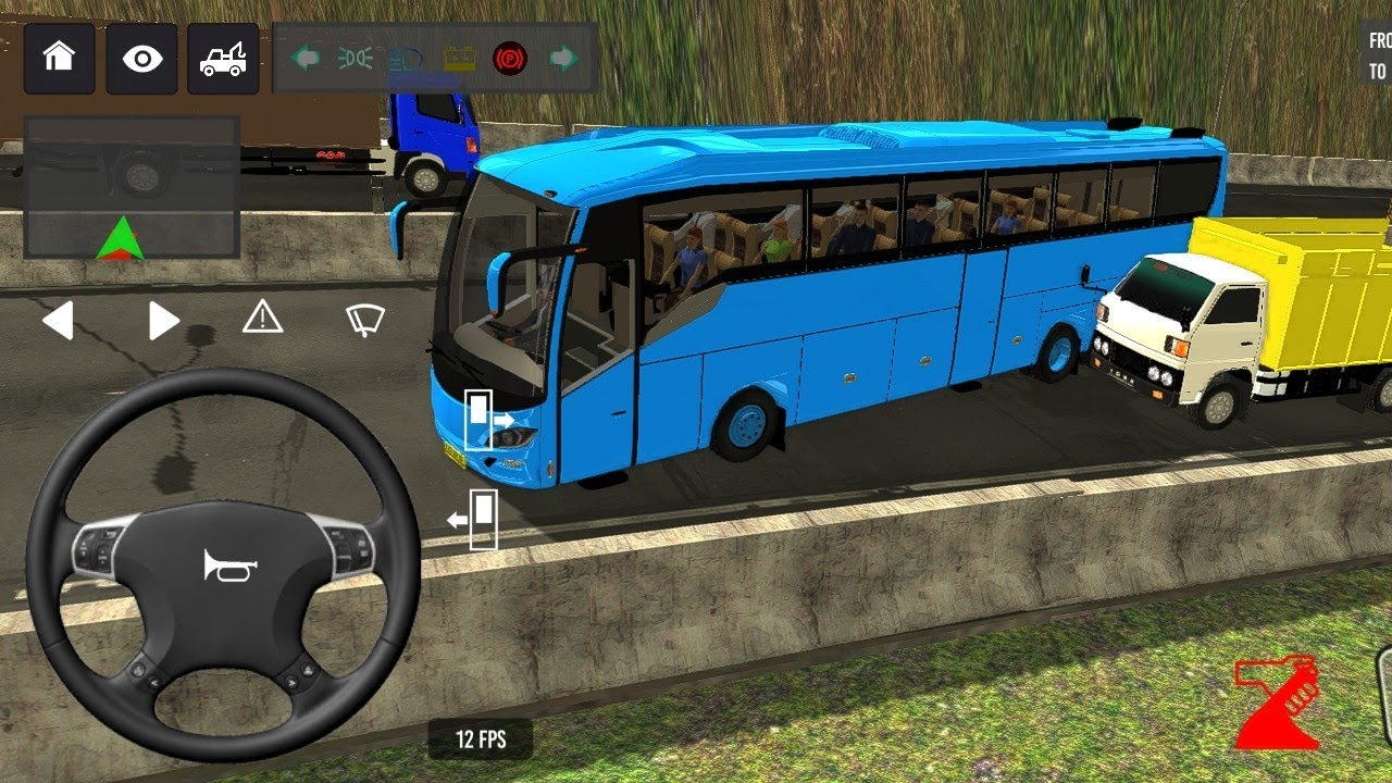 😭Dangerous Hill Turn Mistake | 😱 Bus Almost Fell Off the Road |🔥 Bus Simulator India #simulator #bus