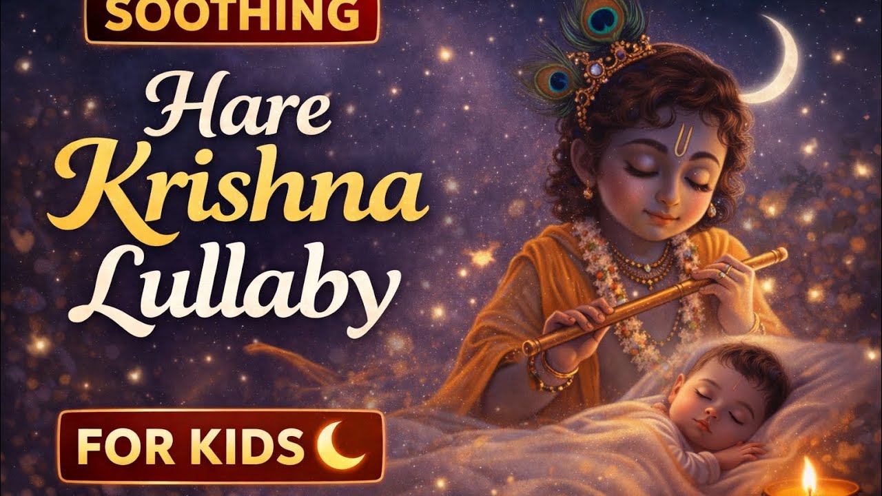 Harekrishna Lullaby for kids to sleep | sleeping music for kids