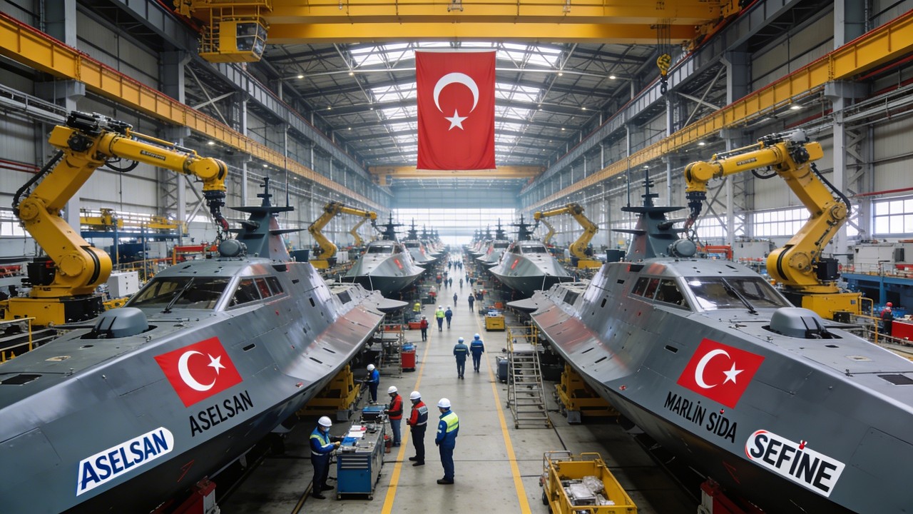 Inside the MARLIN SİDA Factory: Building the First Electronic Warfare Drone Ship 🇹🇷