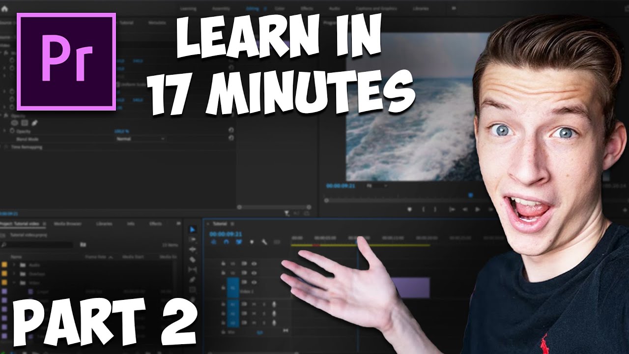 Учебное пособие по Premiere Pro для начинающих 2022 | Всё, что вам НУЖНО ЗНАТЬ! (Часть 2)