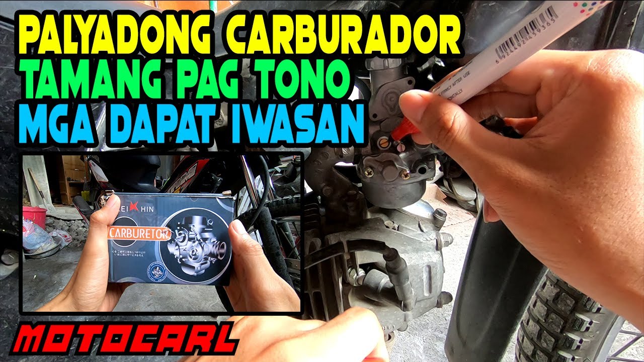 Tips sa Pag Tono ng Carburador