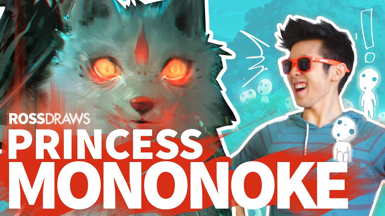 RossDraws: Принцесса Мононоке!!