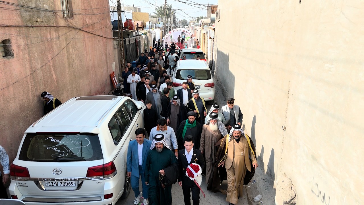 عقد قران رضا علي الدبي الف الف مبووك