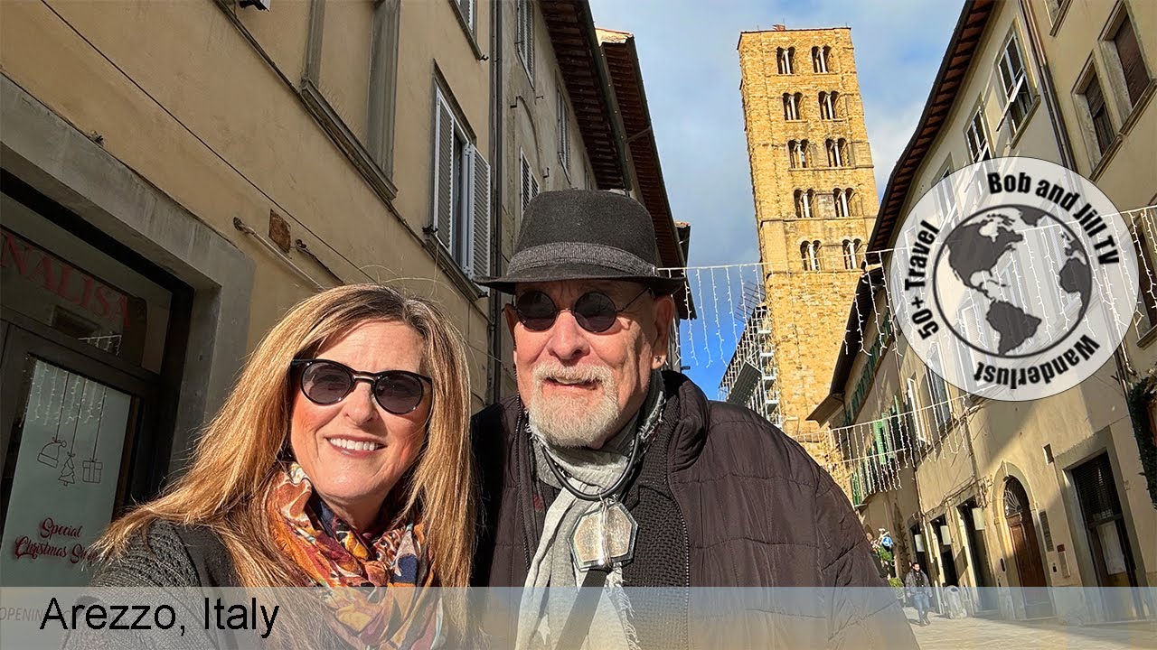 Bob and Jill take a day trip from Cortona to Arezzo.